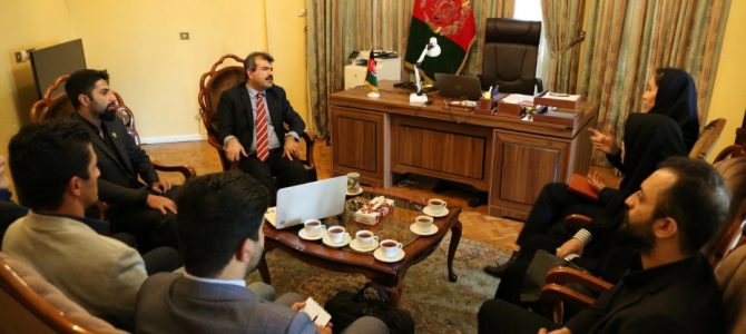 جلسه همکاری با سفیر محترم افغانستان